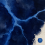 Indigo Ink thumbnail: heavy indigo liquid swirl.